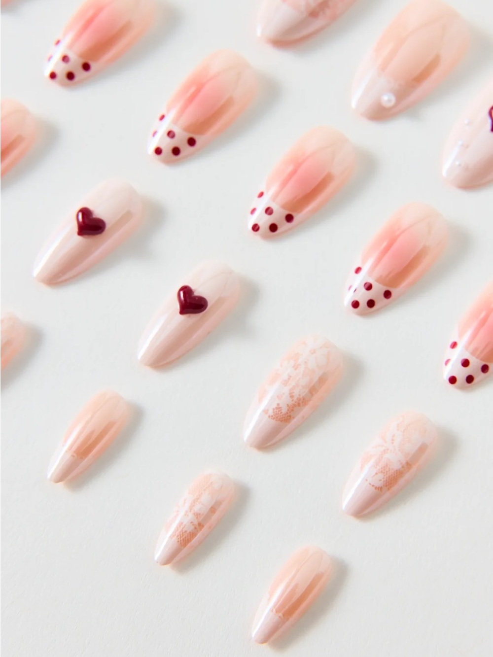 For Love & Lemons Lover Girl Press On Faux Nails